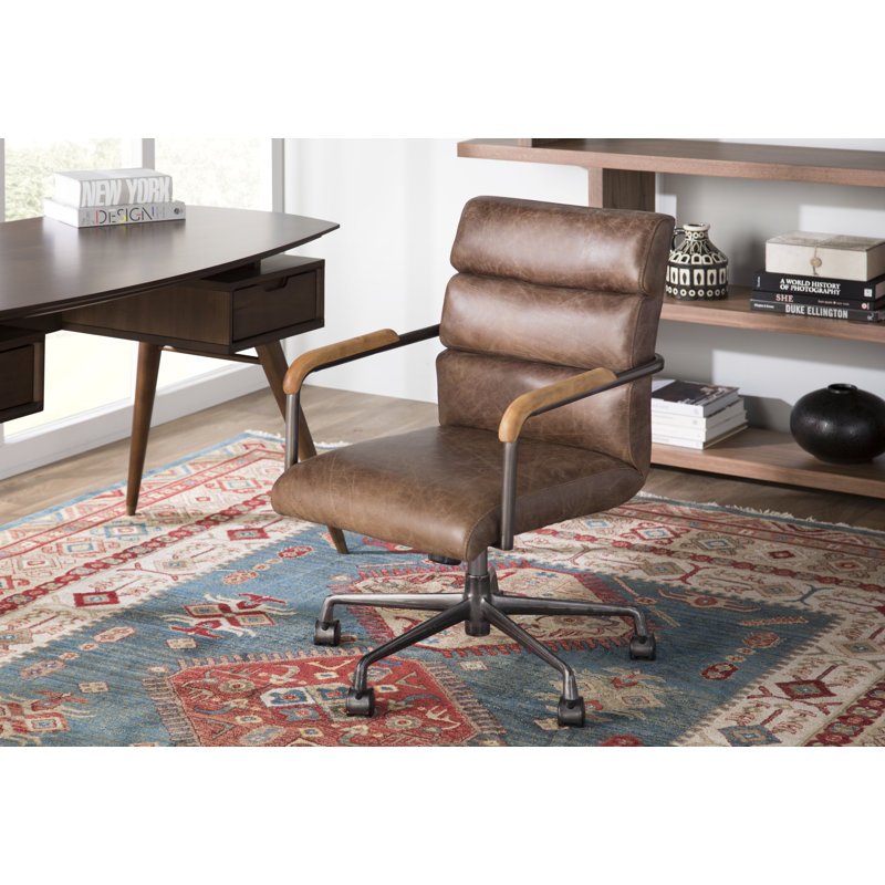 Sophia Genuine Leather Conference Chair & Reviews AllModern